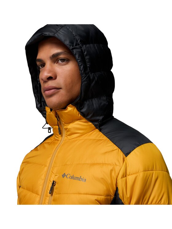 Columbia Columbia Kurtka puchowa 208529 Żółty Regular Fit