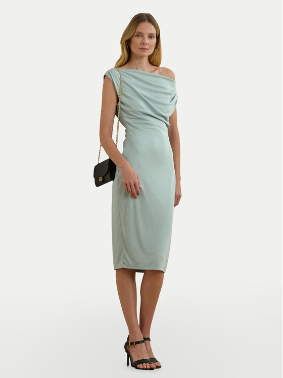 LAUREN RALPH LAUREN LAUREN RALPH LAUREN Koktejlové šaty 250964081001 Světle modrá Slim Fit