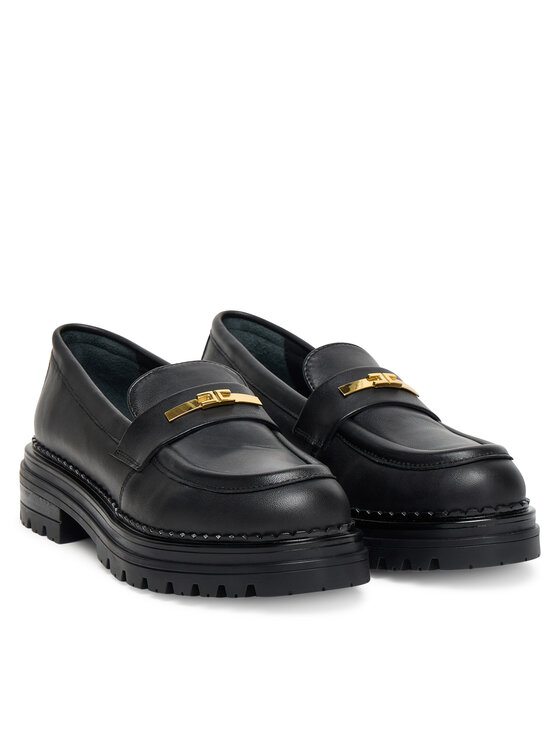 Elisabetta Franchi Elisabetta Franchi Loafers Low Cut Shoe F4A4-E0397-1251 Μαύρο