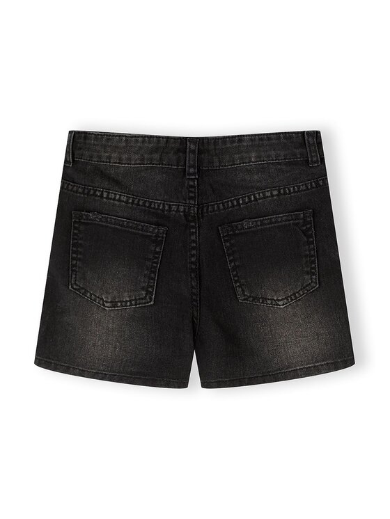 minoti minoti Szorty jeansowe 30SHORT153 Czarny Regular Fit