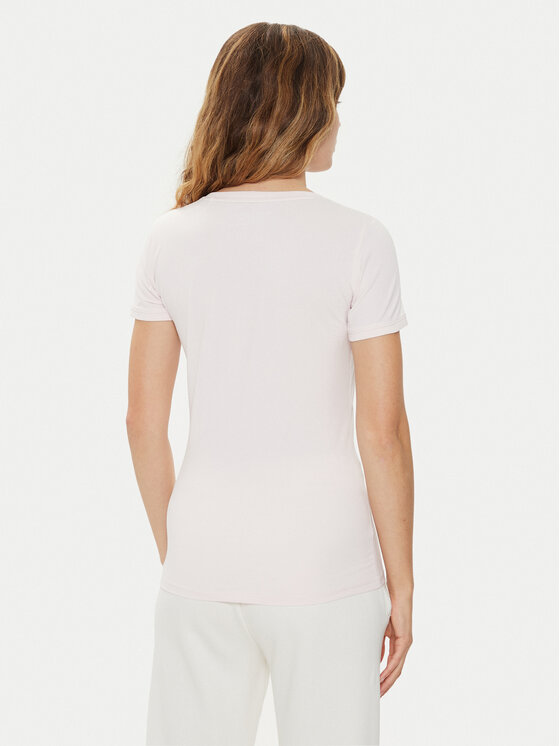 Guess Guess Тишърт W2YI45 J1314 Розов Slim Fit