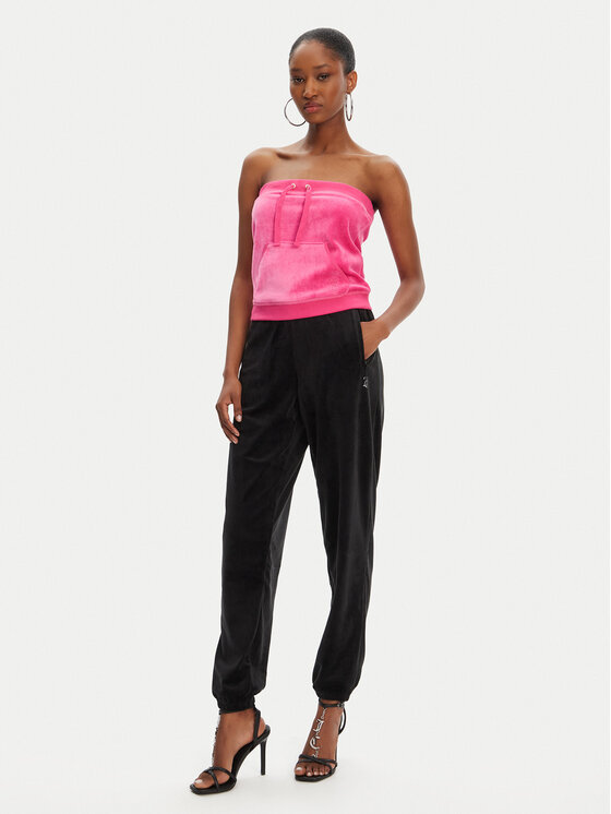 Juicy Couture Juicy Couture топ Heritage JCGCT125023 Розов Slim Fit