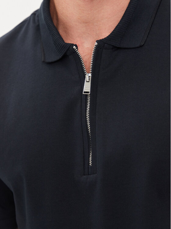 BOSS Boss Polo Polston 11 50513375 Granatowy Slim Fit