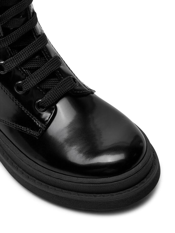 Calvin Klein Jeans Calvin Klein Jeans Trapery Lace-Up Bootie V4A5-81031-1453 M Czarny