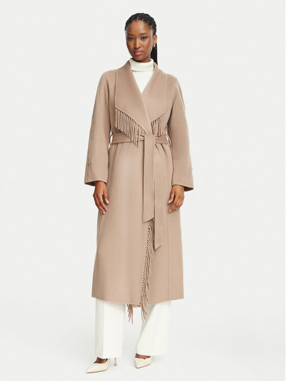 Marciano Guess Marciano Guess Cappotto di lana G6BL04 W4335 Beige scuro Classic Fit