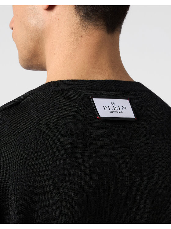 PHILIPP PLEIN PHILIPP PLEIN Felpa 31394 Nero Regular Fit