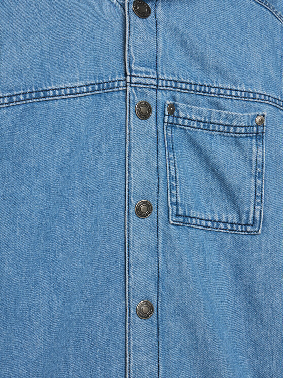United Colors Of Benetton United Colors Of Benetton camicia di jeans 5PWACQ03X Blu Regular Fit