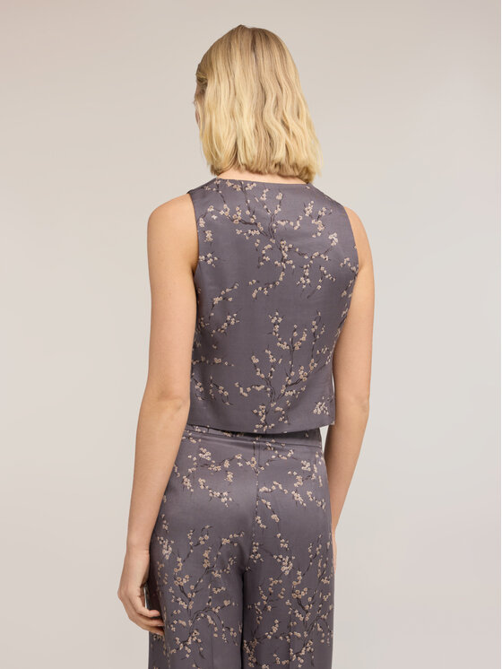 Motivi Motivi Koszula L022Q000087N0S3 Szary Slim Fit
