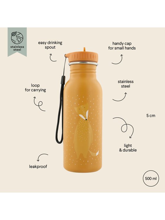Trixie Baby Trixie Baby Bidon Butelka bidon 500 ml - Lis Pomarańczowy