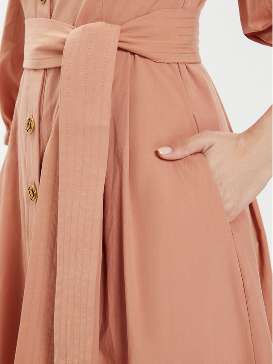 TWINSET TWINSET Rochie tip cămașă 241TT2051 Portocaliu Loose Fit