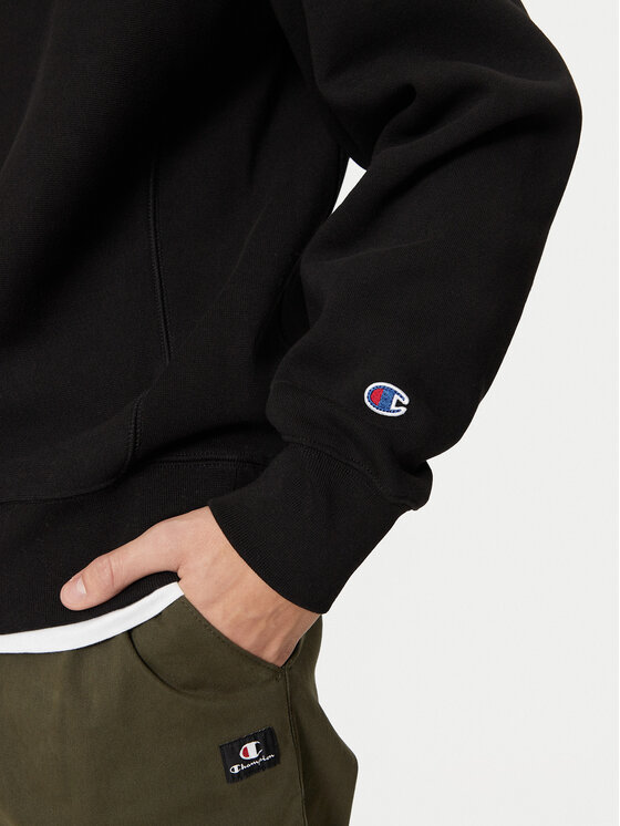 Champion Champion Μπλούζα 220707 Μαύρο Relaxed Fit