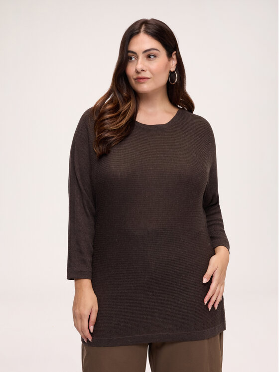 Fiorella Rubino Fiorella Rubino Maglione M216E102298N022 Marrone Over Fit
