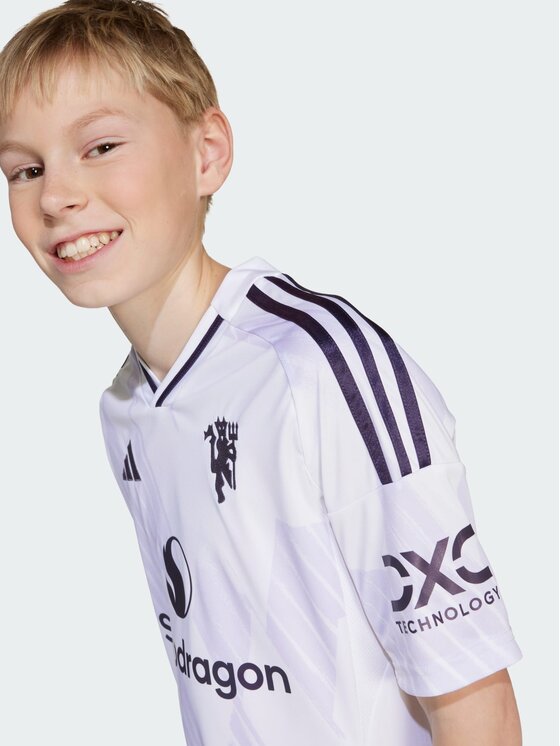 adidas adidas Koszulka techniczna Manchester United 25/26 Away Jersey Biały Regular Fit