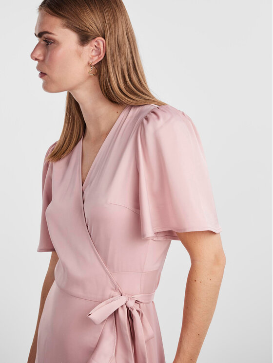 YAS YAS Kokteilinė suknelė Thea 26028890 Rožinė Standard Fit