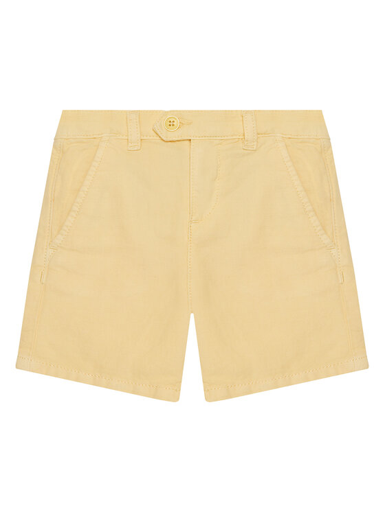 Guess Guess Pantaloncini di tessuto N5GD09 WG5G0 Giallo Regular Fit