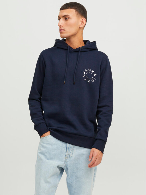 Jack&Jones Jack&Jones Majica dugih rukava Warrior 12242543 Tamnoplava Regular Fit
