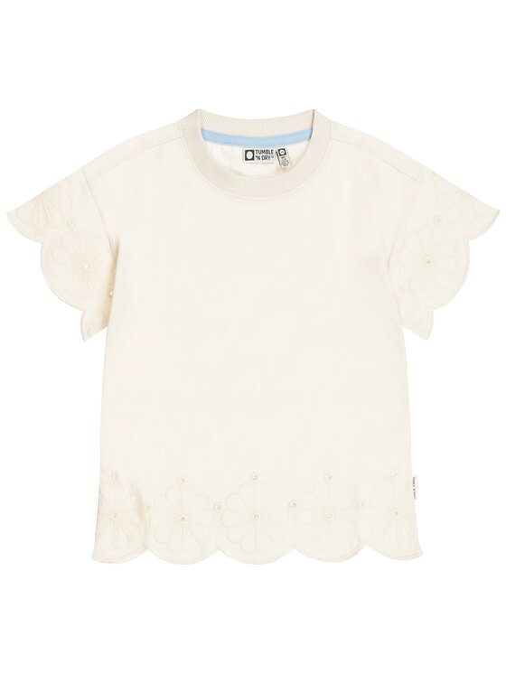 Tumble 'N Dry Tumble 'N Dry T-Shirt 84/21185/17291/14 Kremowy Regular Fit