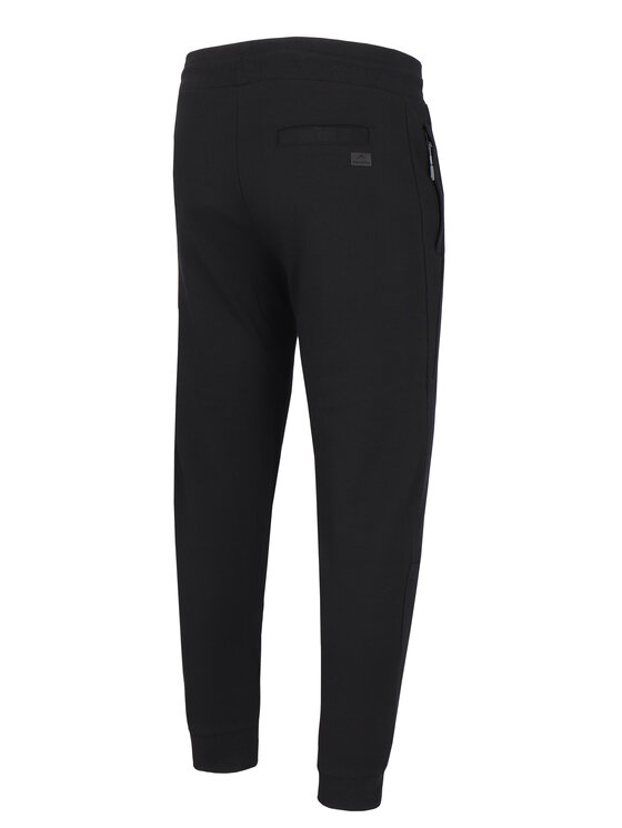 Volcano Volcano Spodnie dresowe N-KANTON Czarny Regular Fit
