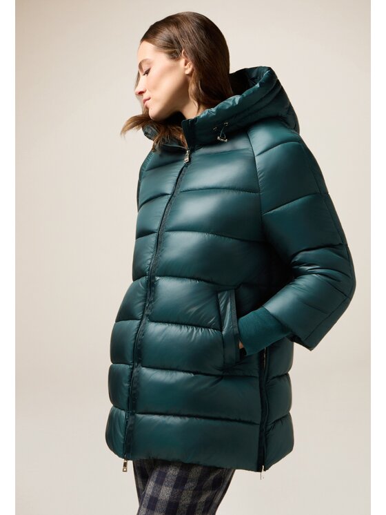 Oltre Oltre Giubbotto piumino F001J000213N015 Verde Baggy Fit