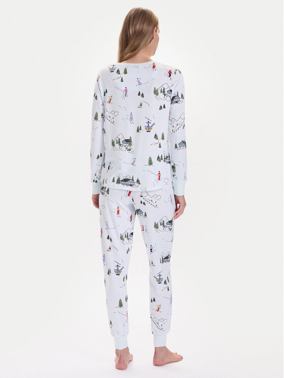 Kate Spade Kate Spade Piżama KSI92765F Błękitny Regular Fit