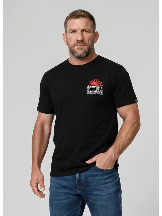 PITBULL PITBULL T-Shirt MIDWAY Czarny Regular Fit