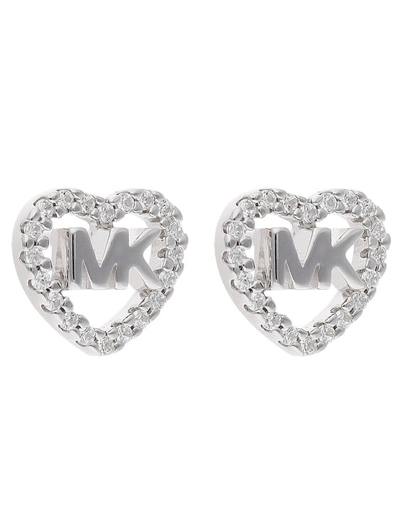 Michael Kors Michael Kors Orecchini Logo Heart Stud MKC1243AN040 Argento