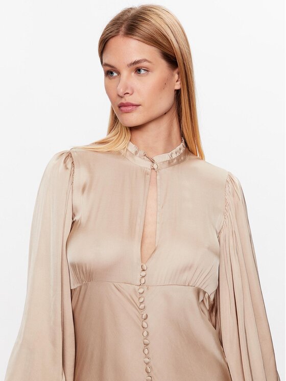 Herskind Herskind Õhtune kleit Shila 4832370 Kuldne Regular Fit