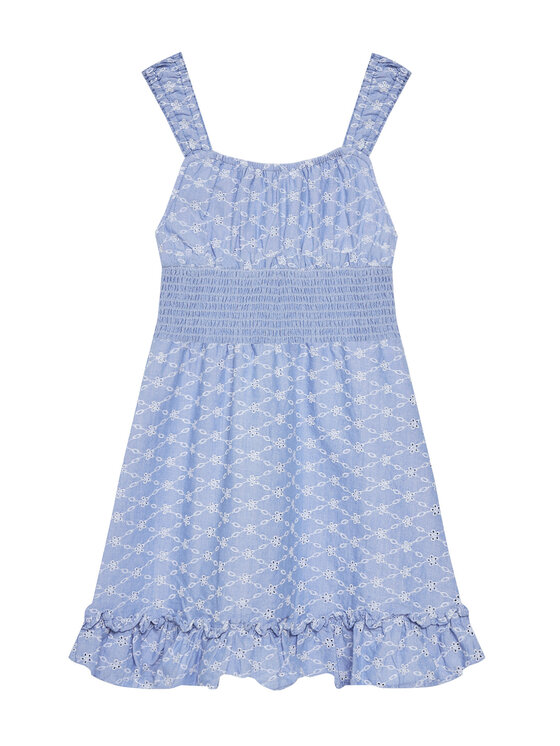 Guess Guess Sukienka codzienna J5GK17 WH7K0 Niebieski Regular Fit