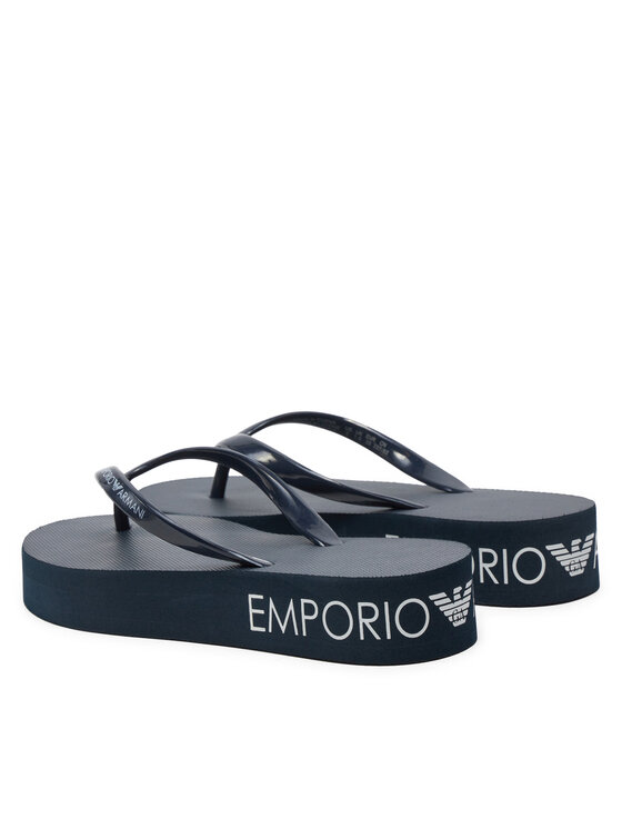 Emporio Armani Emporio Armani Žabky XVQS07 XN118 00539 Modrá
