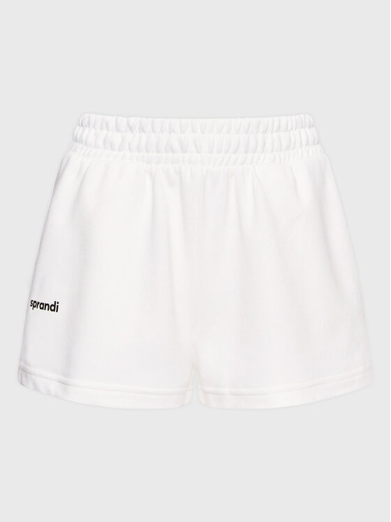 Sprandi Sprandi Športne kratke hlače SP3-SKD022 Bela Regular Fit