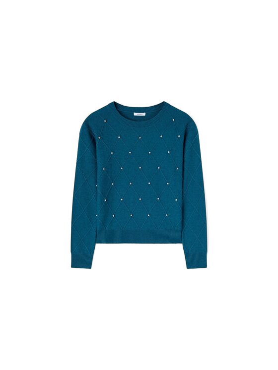 Motivi Motivi Maglione M569W004285N034 Turchese Regular Fit