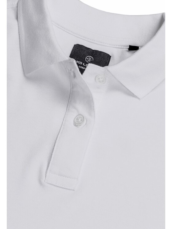 Pako Lorente Pako Lorente Polo B24WH-TX-002 Biały Classic Fit