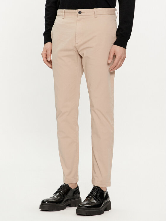 HUGO Hugo Chinos kelnes David222D 50468314 Smėlio Slim Fit