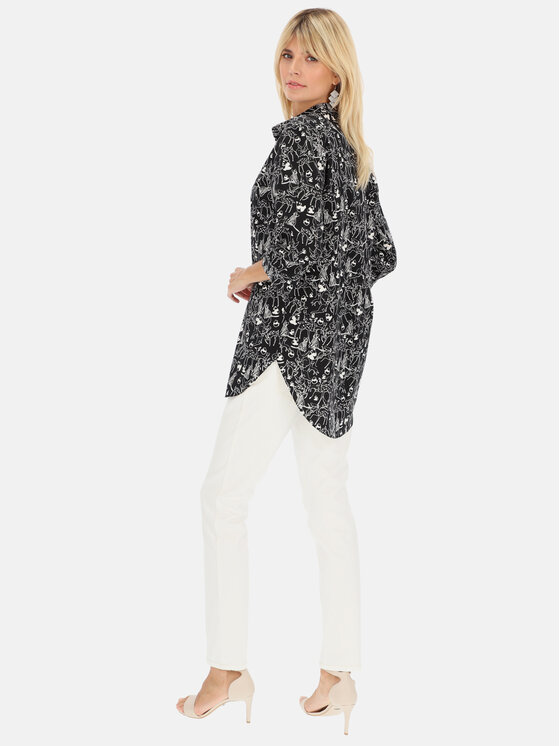 L’AF L’AF Koszula Valeo Czarny Regular Fit