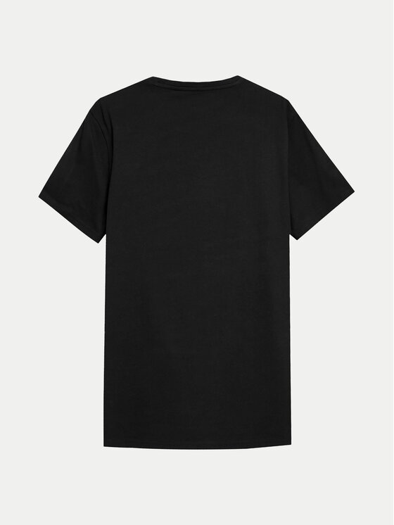 4F 4F Tričko 4FWSS24TTSHM1154 Čierna Regular Fit