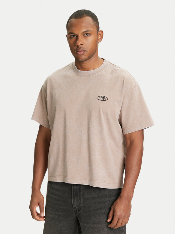 Jack&Jones Jack&Jones T-Shirt Retreat 12277886 Béžová Oversize