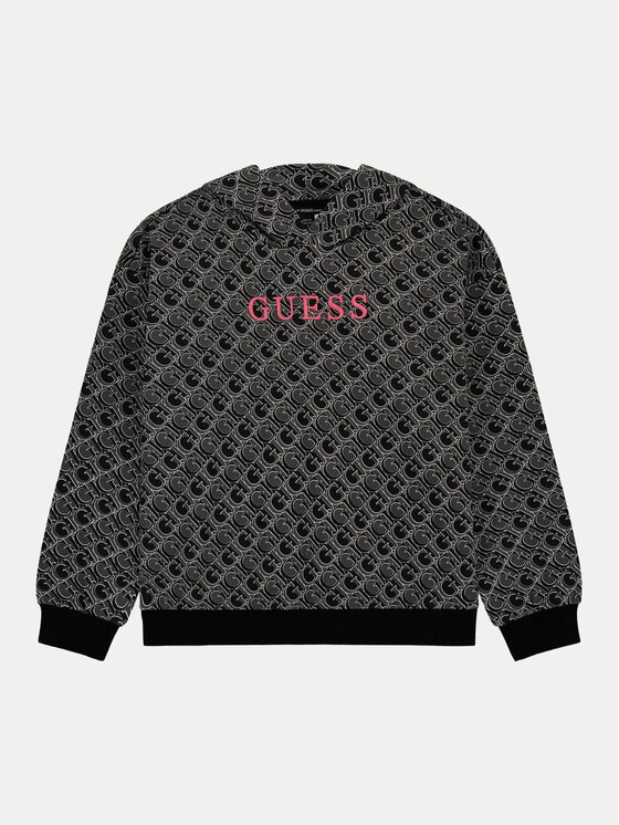 Guess Guess Μπλούζα J4YQ00 KA6R4 Μαύρο Regular Fit