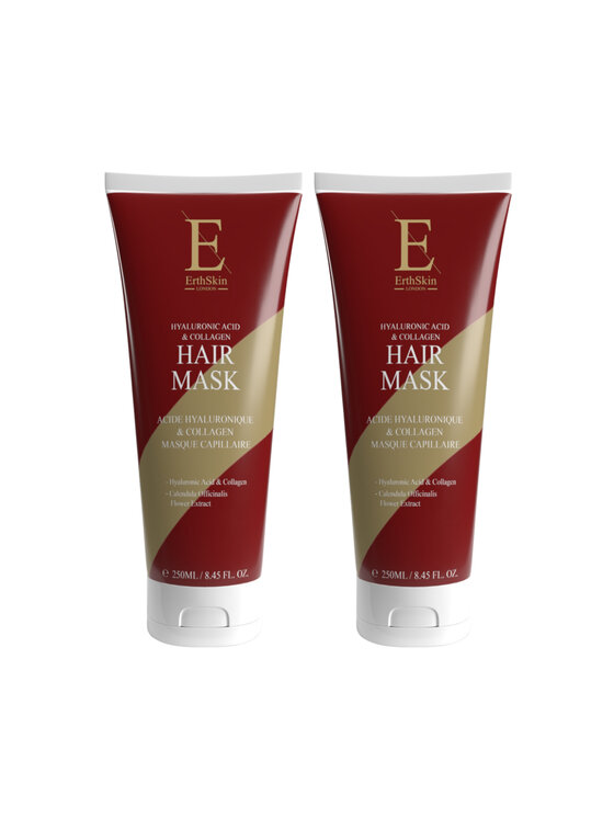 Erthskin London Erthskin London 2x MASKA Z KOLAGENEM I KWASEM HIALURONOWYM Maska do włosów