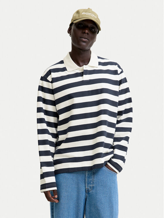 Jack & Jones Jack & Jones Polo Bleecker 12285805 Granatowy Loose Fit