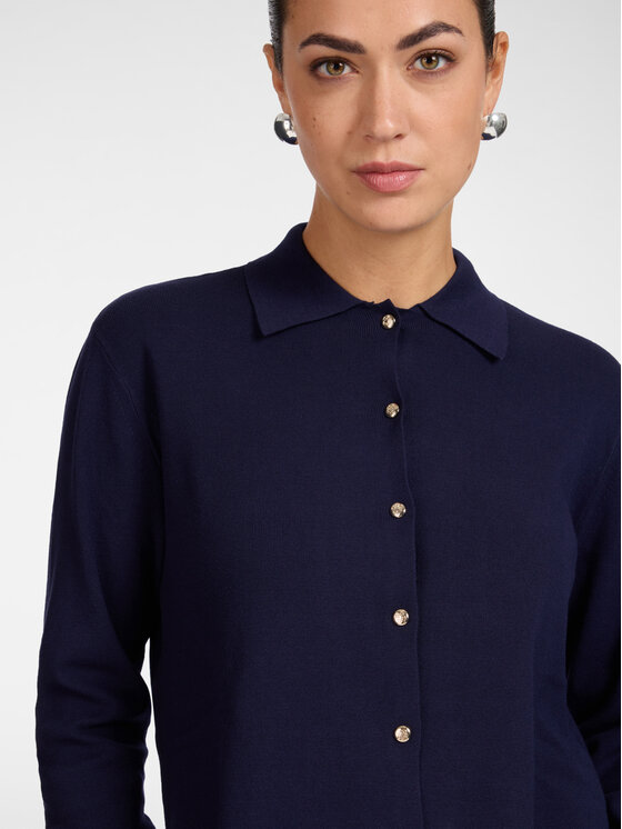 Elena Mirò Elena Mirò Kardigan M213Z000987N0H4 Niebieski Regular Fit