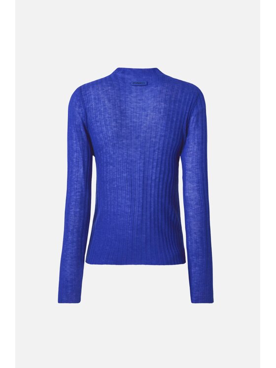 PINKO PINKO Sweter Muggito Maglia Niebieski Slim Fit