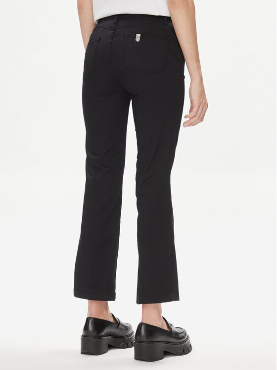 Liu Jo Liu Jo Bavlnené nohavice MA4291 T7144 Čierna Slim Fit