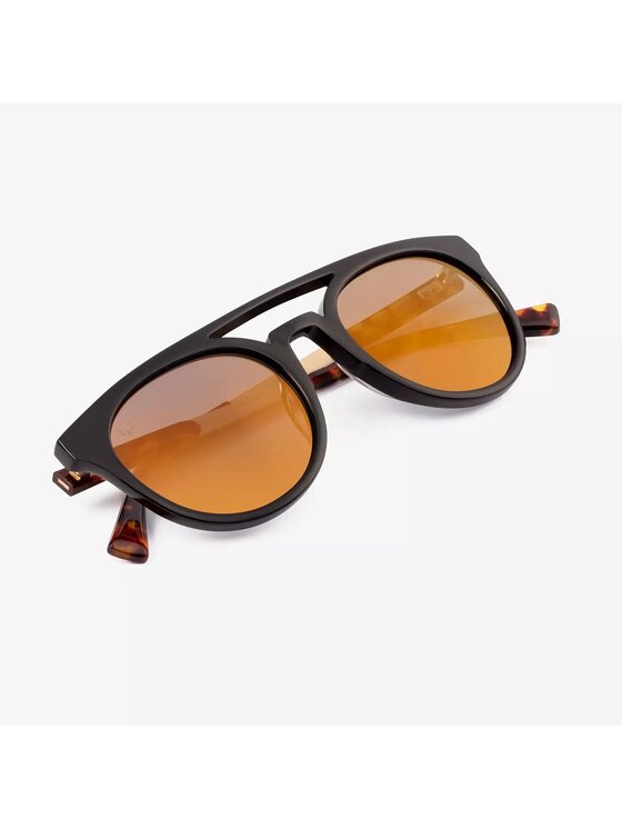 Hawkers Hawkers Okulary przeciwsłoneczne MESSI MATTE BLACK VEGAS GOL Czarny