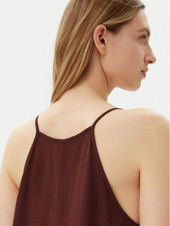 ViCOLO ViCOLO Лятна рокля Abito TD0757 Кафяв Regular Fit