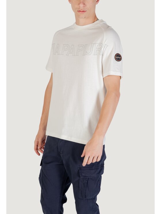 Napapijri Napapijri T-shirt S-AMBRA SS Bianco Casual Fit