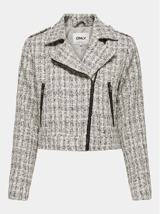 ONLY ONLY Преходно яке Bella 15308867 Сив Regular Fit