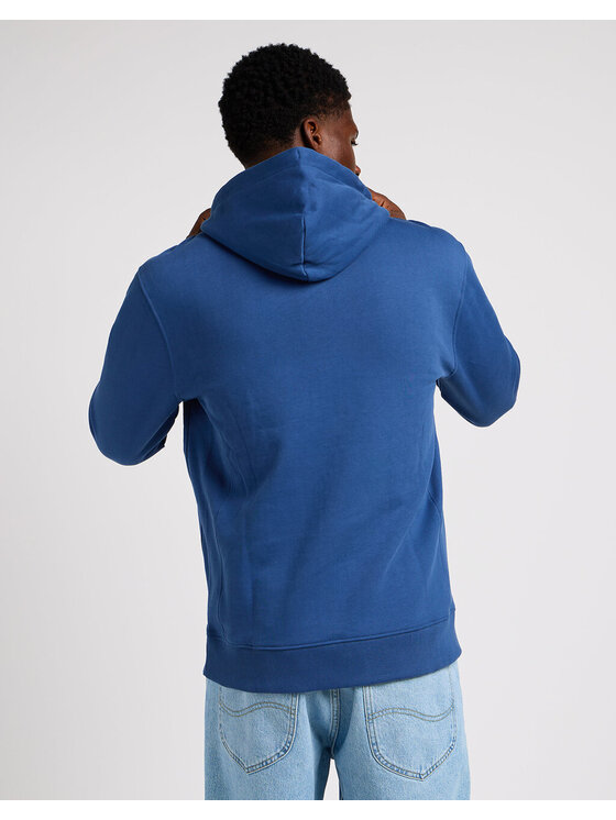 Lee Lee Felpa WOBBLY HOODIE Blu Regular Fit