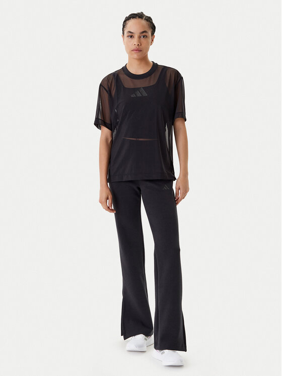 adidas adidas T-Shirt ALL SZN Soft Lux Mesh JM3737 Μαύρο Loose Fit