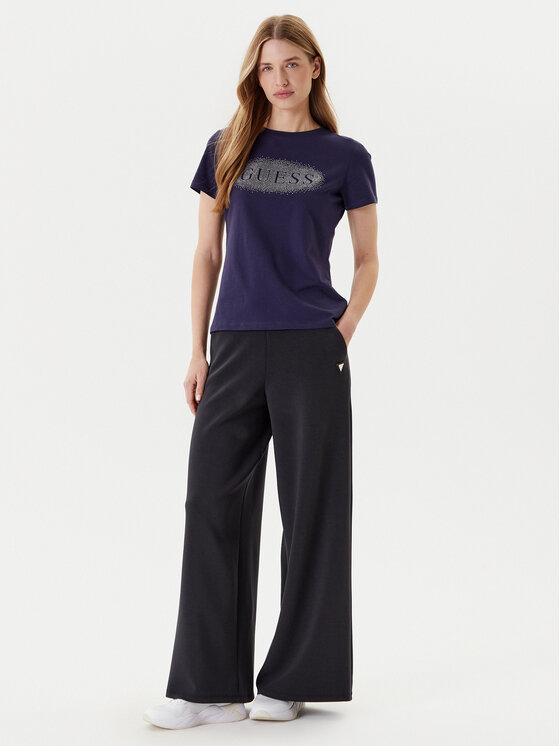 Guess Guess Marškinėliai V5YI08 J1314 Tamsiai mėlyna Regular Fit