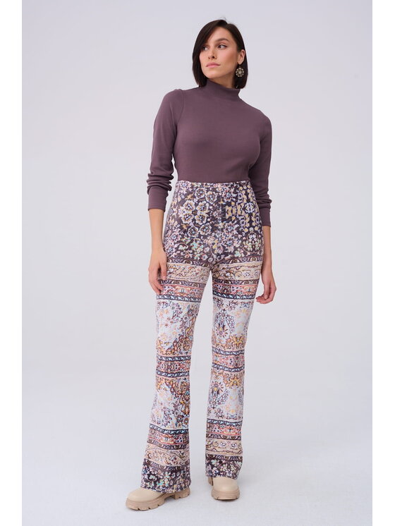 blue shadow blue shadow Spodnie damskie Yenn BS EF 511 Kolorowy Standard Fit